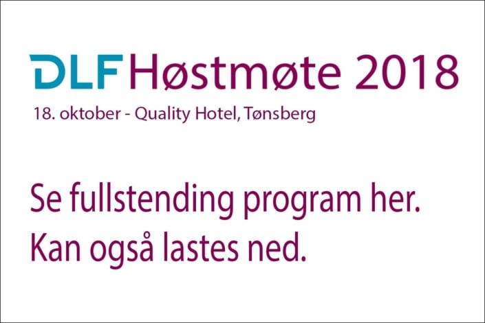 Program DLF Høstmøte 2018