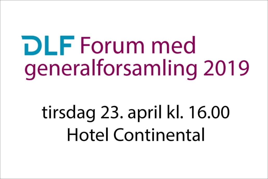 DLF Forum med generalforsamling 2019